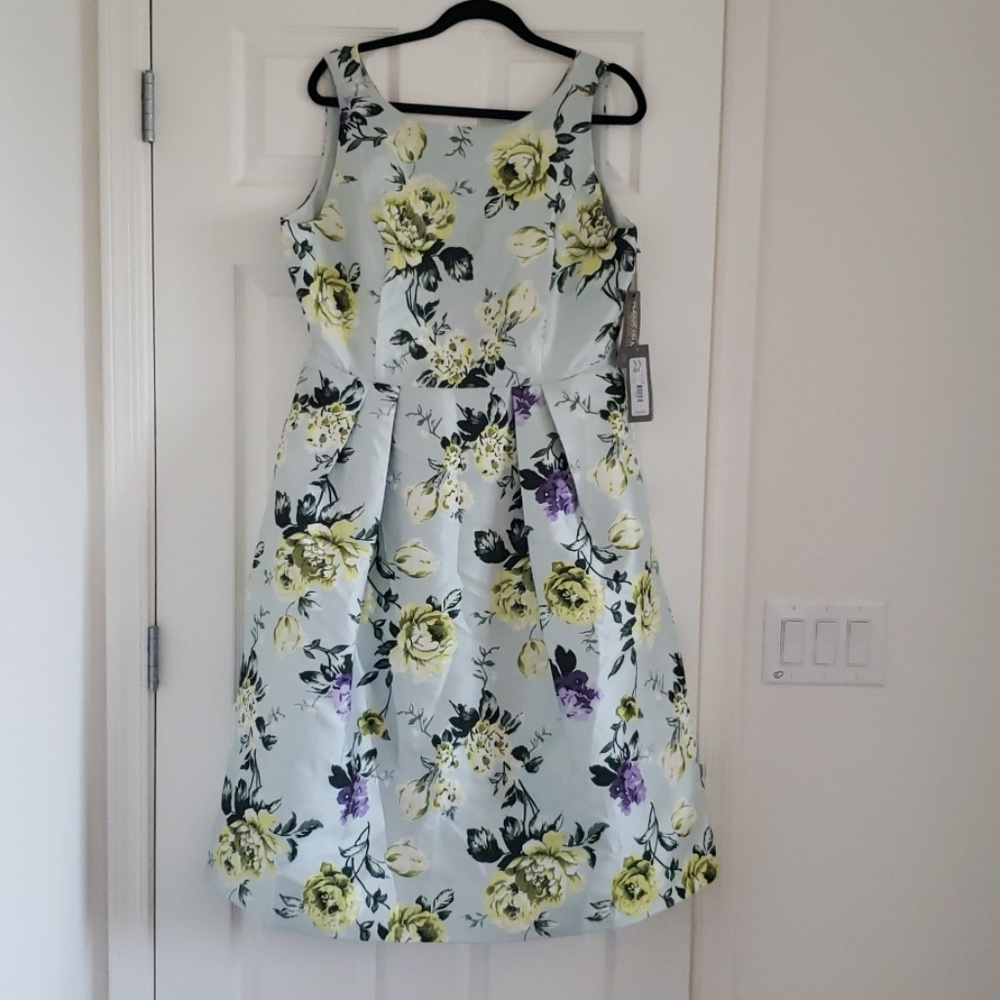 Eva Mendes for New York & Company Floral A-Line Dress